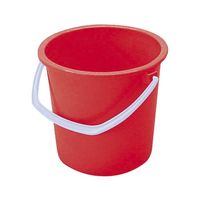 矢崎化工 ヤザキ カラーバケツ レッド YP-10 1個 62-6618-95（直送品）