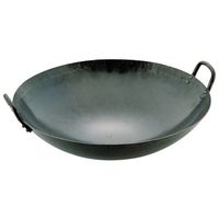 エムテートリマツ 鉄打出中華鍋 48cm(板厚1.6mm) 017002007 1個 64-5188-23（直送品）