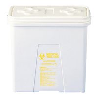 アズワン メディカルペール(本体・フタセット) 黄印刷 7-1008-04 1個（直送品）