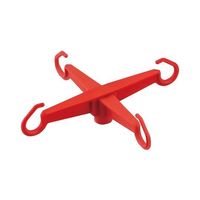 アズワン カラフルIVスタンド フックのみ レッド 371351 1個 7-2070-08（直送品）