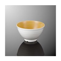 国際化工 飯碗 中 白/オレンジDC A 78-WOD 1個 64-7761-20（直送品）