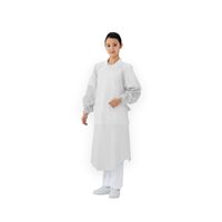 アズワン プロシェアエプロン(袖 ゴム付) 白 30枚入 7-6265-01 1箱(30枚)（直送品）