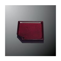 国際化工 角小皿 溜 D 15-TM 1個 64-7766-41（直送品）