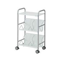 アズワン 筆記台付カルテワゴン 2段タイプ 575×420×950mm 7-9921-01 1台（直送品）