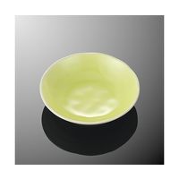 国際化工 丸深皿 小 乳白/グリーンC D 159-IGC 1個 64-7768-23（直送品）