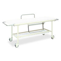 高田ベッド ストレッチャー100 幅60×長さ200(座シート180)×高さ75cm 白 TB-623 1台 62-8705-18（直送品）