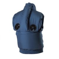 エイコー 空調服(R)エレファン(R) ベスト ダークネイビー S EK3731-3-S 1枚（直送品）