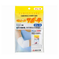 白十字 FC(ファミリーケア) ダンシップサポーター ひじ M(抗菌) 46316 1枚 63-1456-51（直送品）