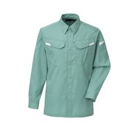 日新被服 長袖シャツ 5124-48-S ライトグリン 1PC（直送品）