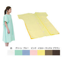 高田ベッド 患者着1PDX フリーサイズ グリーン TB-524-01 1枚 62-8647-47（直送品）
