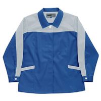 日新被服 長袖スモック 5107-94-3L ブルーXシルバー 1PC（直送品）