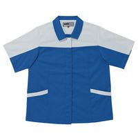 日新被服 半袖スモック 5137-94-5L ブルーXシルバー 1PC（直送品）
