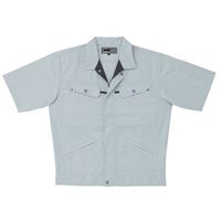 日新被服 半袖ジャンパー 5105-40-LL シルバー 1PC（直送品）