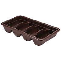 CAMBRO キャンブロ カトラリーボックス 4仕切 1120CBP 027146 1個 63-7302-92（直送品）