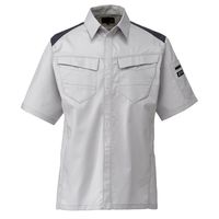 日新被服 半袖シャツ SR2633-40-3L シルバー 1枚（直送品）