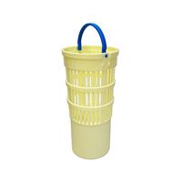 タスクスリー 抗菌樹脂バスケット KJB-1 1個 63-5602-23（直送品）