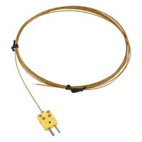 アズワン 被覆K熱電対(ガラス被覆) 校正証明書付き 4-770-04-20 1個（直送品）