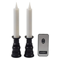 ファイン リモコン式ローソク ゆらゆら2 ?FIN-806BK 1セット(2本入)（直送品）