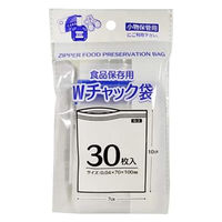 プラテック Wチャック袋 30枚 031413 1セット(30枚入)（直送品）