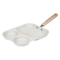 タフコ トリプル便利フライパン F-TRB-WH 1個（直送品）