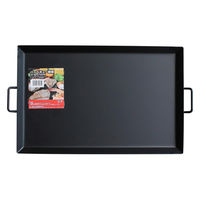 富士見産業 バーベキュー鉄板 ブラック OF-BP3724 1枚（直送品）