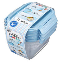 エビス パックスタッフ ジャストロック長方形L 4個入 PL-3211 1セット(4個入)（直送品）