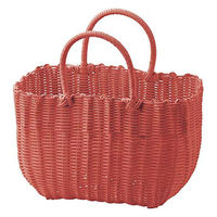 ちどり産業 PPかごバック レッド 33512 1個（直送品）