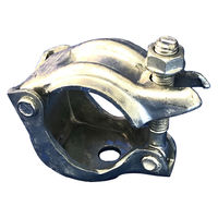 津軽工業 単クランプ Φ48.6パイプ専用(ドブめっき)Φ13穴あき (2010) 2010 1箱(60個入)（直送品）