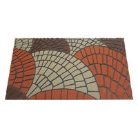 テラモト 玄関マット R2ーSHELL ブラウン 105628 1枚（直送品）