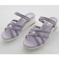 ティティメディカル マルチストラップ2WAYサンダル パープル LL(24.5~25.0cm) 106844 1足 62-9235-81（直送品）