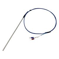 アズワン K熱電対(シース型・テフロン(R)被覆) M3Y端子タイプ 200mm 中国語版校正証明書付 3-8923-04-57 1個（直送品）