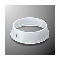 国際化工 丸皿枠 クリア PP220-CL 1個 64-7782-20（直送品）