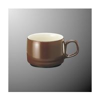 国際化工 コーヒーマグ ブラウン C 7-GB 1個 64-7765-07（直送品）