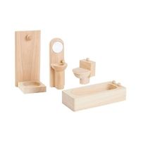 イメージミッション木鏡社 マイファーストドールハウス バスルーム 9014 1セット 7-695-14（直送品）