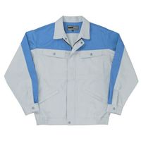 日新被服 長袖ブルゾン 5116-91-M シルバーXライトブルー 1PC（直送品）