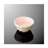 国際化工 丸深小鉢 乳白/ピンクC G 19-IPC 1個 64-7773-01（直送品）