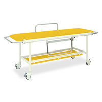 高田ベッド ストレッチャー100 幅60×長さ200(座シート180)×高さ70cm イエロー TB-623 1台 62-8705-07（直送品）