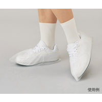 アズワン プロシェアポリエチレンシューズカバー 白 100枚入 7-6267-01 1袋(100枚)（直送品）