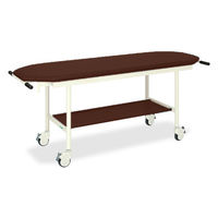 高田ベッド ライトストレッチャー100 幅70×長さ190×高さ70cm 茶 TB-1029 1台 62-8704-12（直送品）