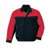 日新被服 ブルゾン 6306-106-S ブラックXレッド 1PC（直送品）