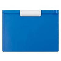 カウネット 樹脂製クリップボード A4横 ブルー 42475736 1枚 64-9362-85（直送品）