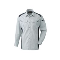 日新被服 長袖シャツ 5124-99-BIG シルバーXライトブラック 1PC（直送品）