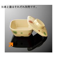 国際化工 なで角小鉢 大 身 ドットリーフDC G 184B-DF 1個 64-7776-37（直送品）