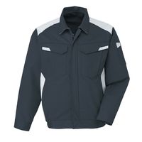 日新被服 長袖ブルゾン 5126-100-8L ライトブラックXシルバー 1PC（直送品）