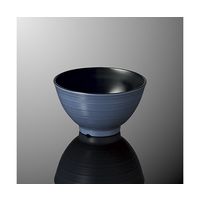 国際化工 飯碗 中 粒藍/黒C A 78-ABC 1個 64-7761-16（直送品）