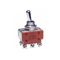 NKKスイッチズ 小形トグルスイッチ ONーOFFーON S-333T 1個 63-3161-20（直送品）