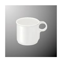 国際化工 コーヒーカップ ホワイト M 141-W 1個 64-7783-25（直送品）