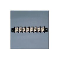 サトーパーツ 単列型 中継用端子台 250Vー6A 8極 ML-2015-8P 1個 63-3159-69（直送品）