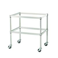 アズワン バスケットワゴン 2段 バスケット4個使用可 3-1544-01 1台（直送品）