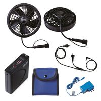 空調服 空調服(R) スターターキット 7.2V ブラック SK24011K90 1セット（直送品）